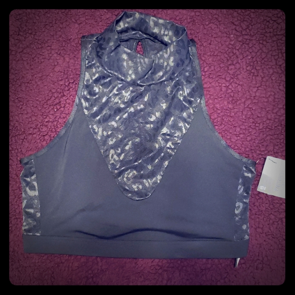 Victoria's Secret Mock Neck Crop Top